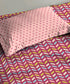 Urban Comfort Single Bedsheet Set, Party Mood Pink |144 TC Cotton| 1 Pillow Covers
