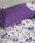 Urban Comfort Single Bedsheet Set, Sunset Purple |144 TC Cotton| 1 Pillow Covers
