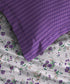 Urban Comfort Single Bedsheet Set, Sunset Purple |144 TC Cotton| 1 Pillow Covers