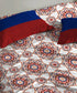 Urban Comfort Single Bedsheet Set, Majestic Mandala Red |144 TC Cotton| 1 Pillow Covers