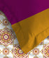 Urban Comfort Single Bedsheet Set, Majestic Mandala Yellow |144 TC Cotton| 1 Pillow Covers
