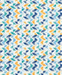 Urban Comfort Single Bedsheet Set, Trippy Triangles Blue |144 TC Cotton| 1 Pillow Covers
