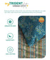 Urban Comfort Single Bedsheet Set, Midnight Bloom |144 TC Cotton| 1 Pillow Covers