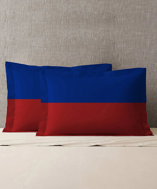 Urban Comfort Pillow Covers Set, Majestic Mandala Red| 144 TC Cotton