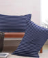 Urban Comfort Pillow Covers Set, Modern Indigo| 144 TC Cotton