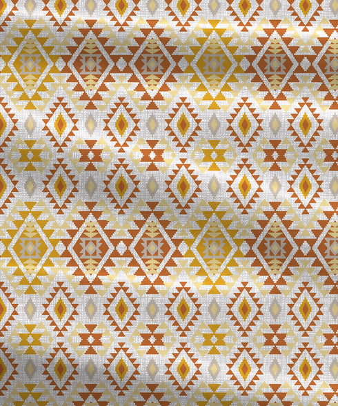 Urban Comfort King Fitted Bedsheet Set, Aria Yellow |144 TC Cotton| 2 Pillow Covers