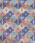 Moments Queen Bedsheet Set,Vivienne Blue|120 TC Cotton