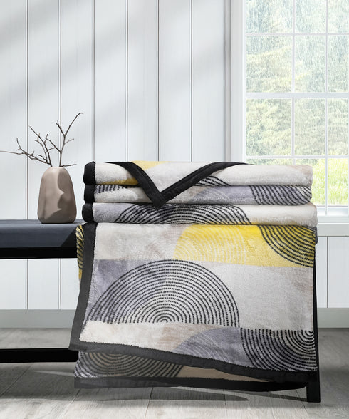 Home Essential Imperial 1 Ply Double Blanket, Ethan| 290GSM