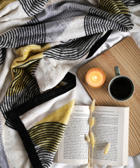 Home Essential Imperial 1 Ply Double Blanket, Ethan| 290GSM