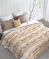 Home Essential Imperial 1 Ply Double Flannel Blanket, Terra| 1.3 KG