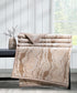 Home Essential Imperial 1 Ply Double Flannel Blanket, Terra| 1.3 KG