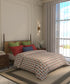 Home Essential Suzani King Bedsheet, Bhar|144TC Cotton| 2 Pillow Covers