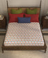 Home Essential Suzani King Bedsheet, Bhar|144TC Cotton| 2 Pillow Covers