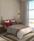 Home Essential Suzani King Bedsheet, Chaand Bagh|144TC Cotton| 2 Pillow Covers