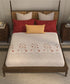 Home Essential Suzani King Bedsheet, Zulfiyan|144TC Cotton| 2 Pillow Covers