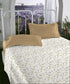 Aroma King Bedsheet Set,Vanilla Fudge|180 TC Cotton|2 Pillow Covers