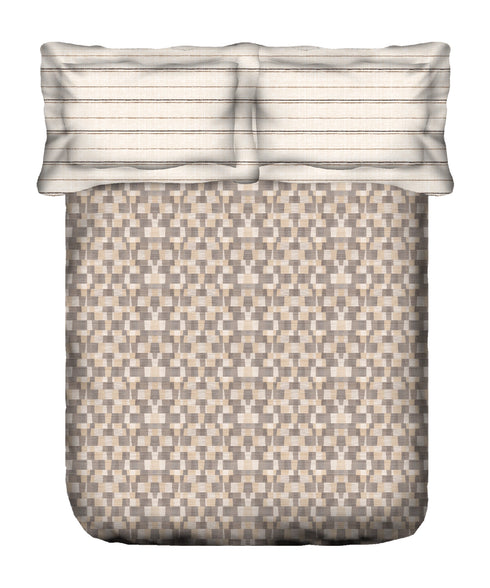 Aroma King Bedsheet Set, Sandalwood Root|180 TC Cotton|2 Pillow Covers