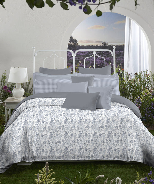 Aroma King Bedsheet Set, Lily Petal|180 TC Cotton|2 Pillow Covers