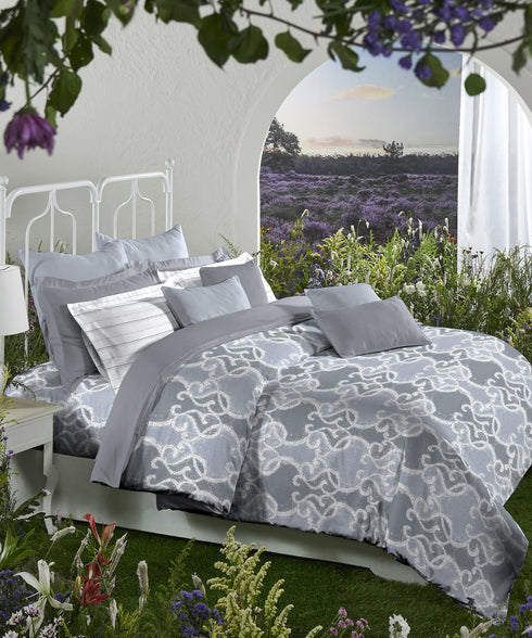 Aroma King Bedsheet Set, Lily Blush|180 TC Cotton|2 Pillow Covers