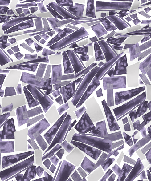 Aroma King Bedsheet Set, Lavender Periwinkle|180 TC Cotton|2 Pillow Covers