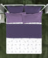 Aroma King Bedsheet Set, Lavender Heather|180 TC Cotton|2 Pillow Covers
