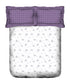 Aroma King Bedsheet Set, Lavender Heather|180 TC Cotton|2 Pillow Covers