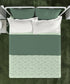 Aroma King Bedsheet Set, Green Apple Tickle|180 TC Cotton|2 Pillow Covers
