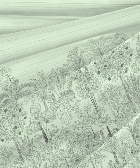 Aroma King Bedsheet Set, Green Apple Tickle|180 TC Cotton|2 Pillow Covers