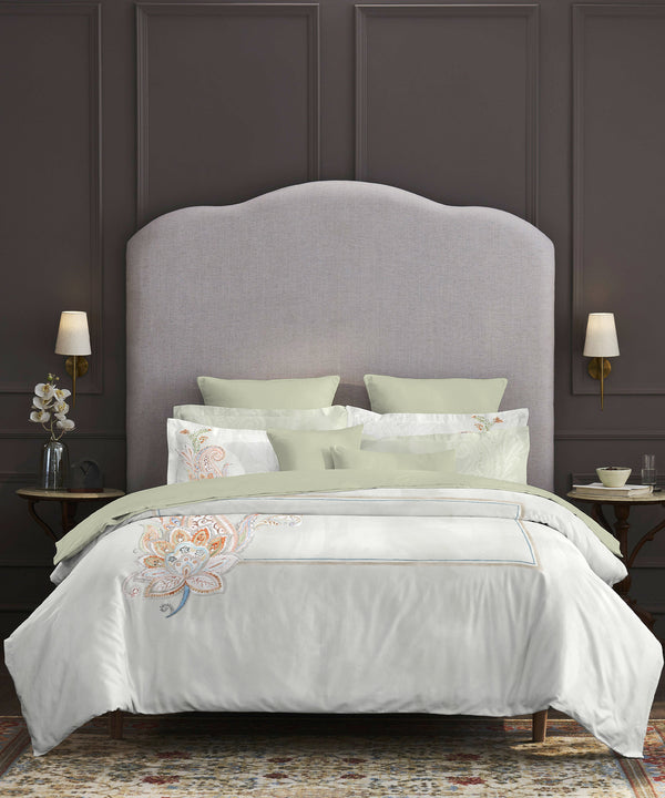 Nectarsoft Elite King Bedsheet Set, Mizuki| 400 TC Cotton| 4 Pillow Covers