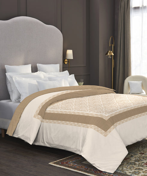 Nectarsoft Elite Double AC Comforter, Darla| 400 TC Cotton Shell 150 GSM Polyester Filling