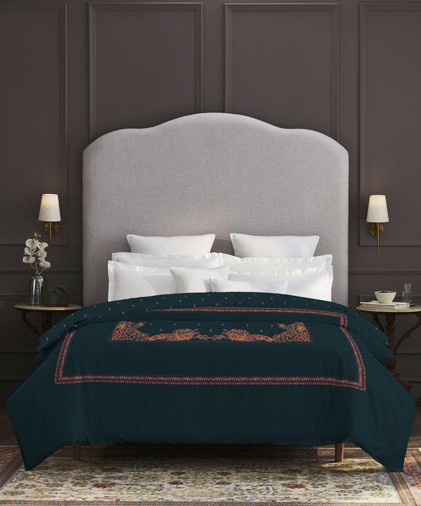 Nectarsoft Elite Double AC Comforter, Moonlight Bloom| 400 TC Cotton Shell 150 GSM Polyester Filling