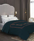 Nectarsoft Elite Double AC Comforter, Moonlight Bloom| 400 TC Cotton Shell 150 GSM Polyester Filling