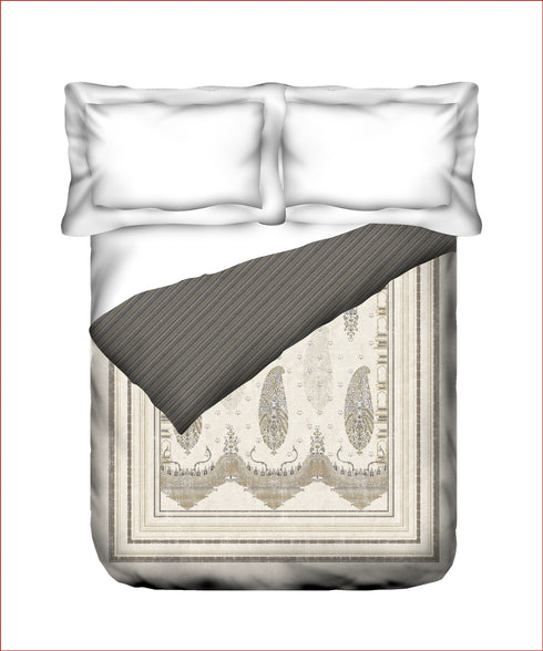 Nectarsoft Elite Double AC Comforter, Whispering Vines| 400 TC Cotton Shell 150 GSM Polyester Filling