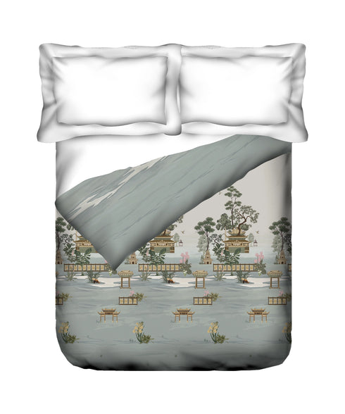 Classic Safarnama Double AC Comforter, Sky Bound Tracks| 210 TC Cotton Shell 150 GSM Polyester Filling