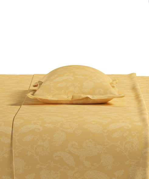 Home Essential Pastel Poetry Floral King Bedsheet, NITARA DAISY|144TC Cotton| 2 Pillow Covers