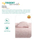 Home Essential Pastel Poetry Floral King Fitted Bedsheet,IRAJA BLUSH|144TC Cotton| 2 Pillow Covers
