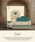 Gates Around The Globe King Bedsheet Set, Arqadia| 180 TC Cotton| 2 Pillow Covers