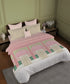 Gates Around The Globe King Bedsheet Set, Lirale| 180 TC Cotton| 2 Pillow Covers
