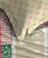 Gates Around The Globe King Bedsheet Set, Lirale| 180 TC Cotton| 2 Pillow Covers