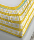 Gates Around The Globe King Fitted Bedsheet Set, Torii| 180 TC Cotton| 2 Pillow Covers