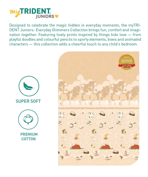 Juniors Double AC Comforter,Burrow Bros| 144TC Cotton