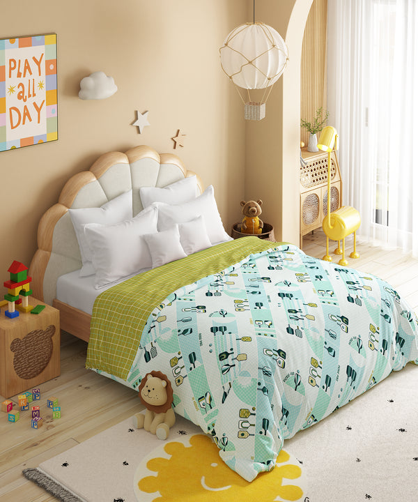 Juniors Double AC Comforter, Smash It| 144TC Cotton