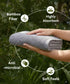 Cotton Bamboo Bath Towel, Charcoal| 450 GSM