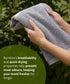 Cotton Bamboo Bath Towel, Charcoal| 450 GSM