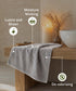 Cotton Bamboo Bath Towel, Charcoal| 450 GSM