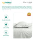 Style me Solid King Fitted Bedsheet, Lemon |180 TC Cotton|2 Pillow Covers|Solid