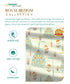 Home Essential Royal Bloom Queen Bedsheet Set, Gilded Dream Orange| 144TC Cotton| 2 Pillow Covers