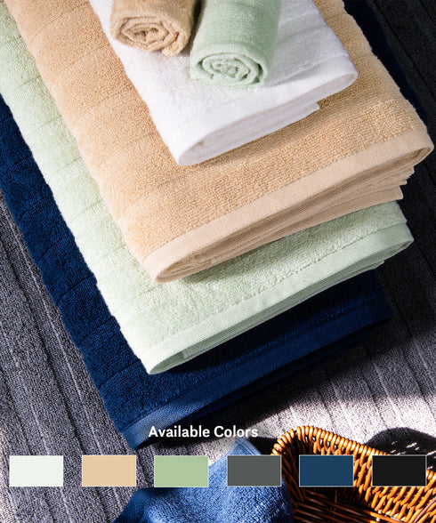 Quick Dry 3 Pc Face Towel, Charcoal Grey|400 GSM Cotton