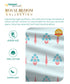 Home Essential Royal Bloom Queen Bedsheet Set, Raya Blue| 144TC Cotton| 2 Pillow Covers