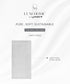 Luxe Home 1Pc Bath Towel, Silver| 600 GSM Cotton Bamboo